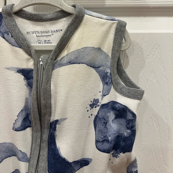 BUNDLE (2) Burt’s Bees Baby Infant Sleep Sacks Size Medium 6-12 Months - Picture 5 of 6